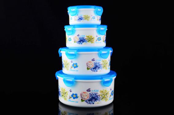 عرضه مستقیم ظروف فریزری گلدار