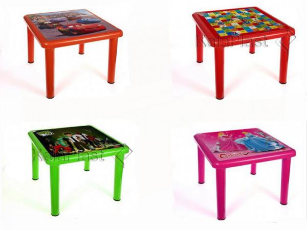 مرکز صادرات میز کودک عکس دار پلاستیکی