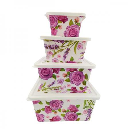 مرکز عرضه ظروف فریزری گلدار