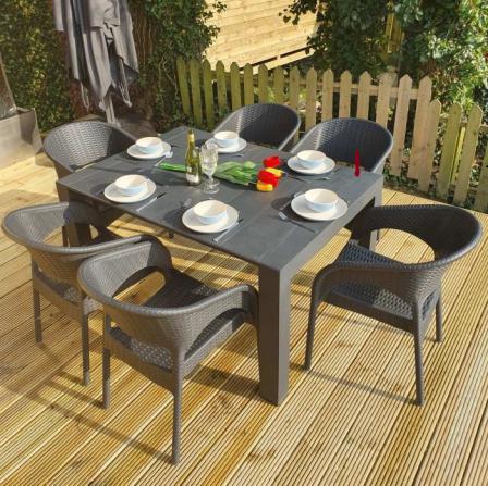 مرکز عرضه میز پلاستیکی 6 نفره