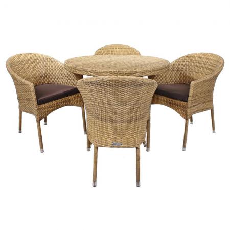 خرید بهترین انواع میز صندلی پلاستیکی 4 نفره