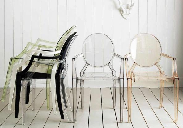 فروش انواع صندلی پلاستیکی شفاف