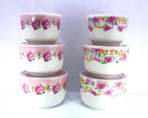 خرید عمده ظروف فریزری گلدار