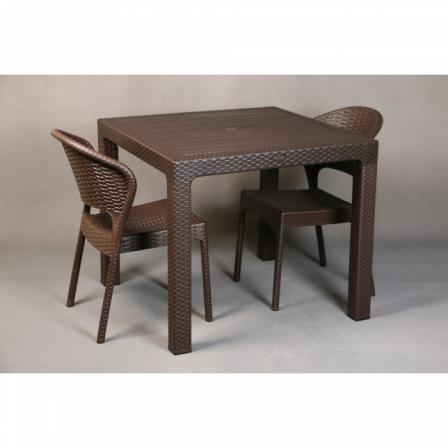 فروشندگان عمده میز صندلی پلاستیکی حصیری