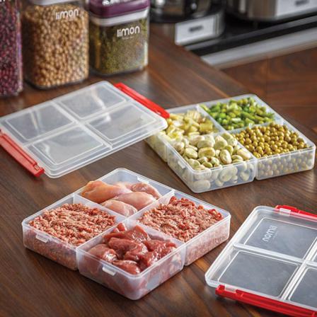 توزیع انواع ظروف فریزری چهار خانه