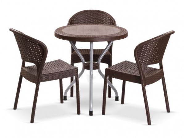 ارائه بهترین انواع میز صندلی پلاستیکی حصیری