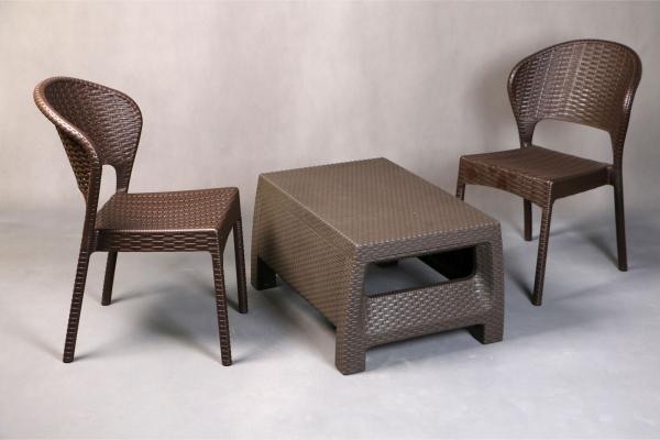 تولیدکنندگان میز پلاستیکی طرح حصیری