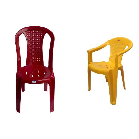 مقایسه صندلی پلاستیکی دسته دار و بدون در