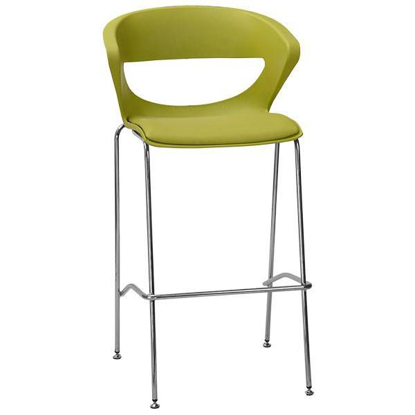 صندلی اپن پلاستیکی رنگی با پایه مقاوم و ارتفاع استاندارد