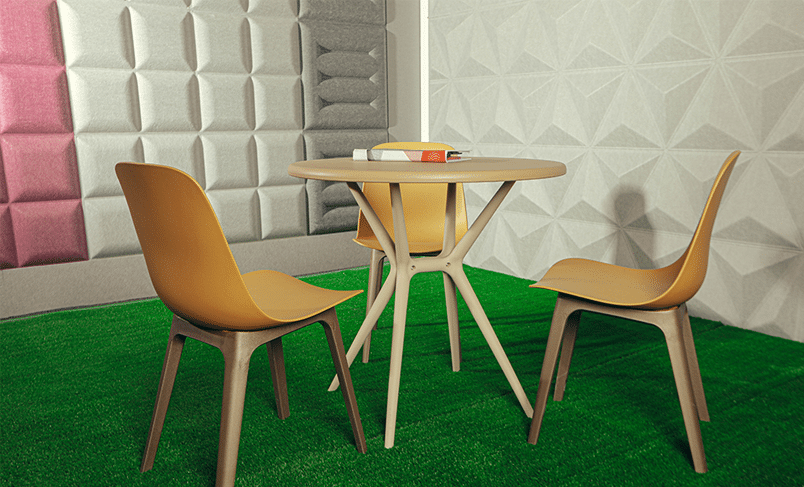 میز ناهارخوری پلاستیکی مقاوم و سبک، مناسب فضای داخلی و بیرونی