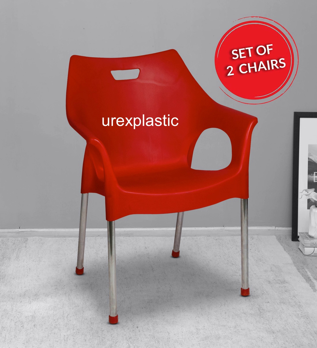 صندلی پلاستیکی پایه فلزی ـ ارزان ترین قیمت  در تهران و سایر شهرها