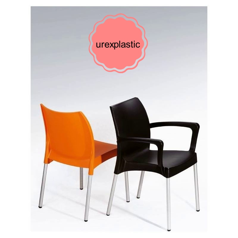 صندلی پلاستیکی پایه فلزی دسته دار- فروش از تولید به مصرف