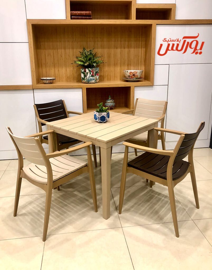 میز صندلی پلاستیکی ارزان