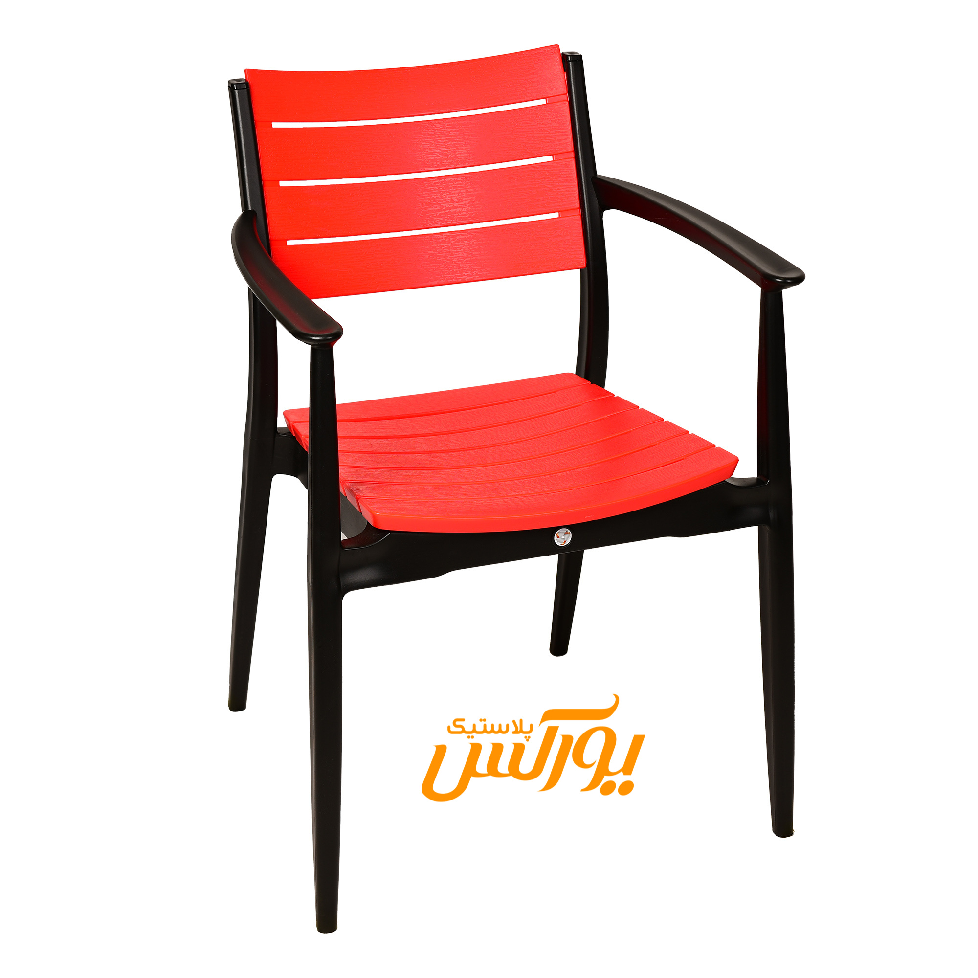 صندلی پلاستیکی پایه فلزی مناسب محیط‌های اداری و خانگی