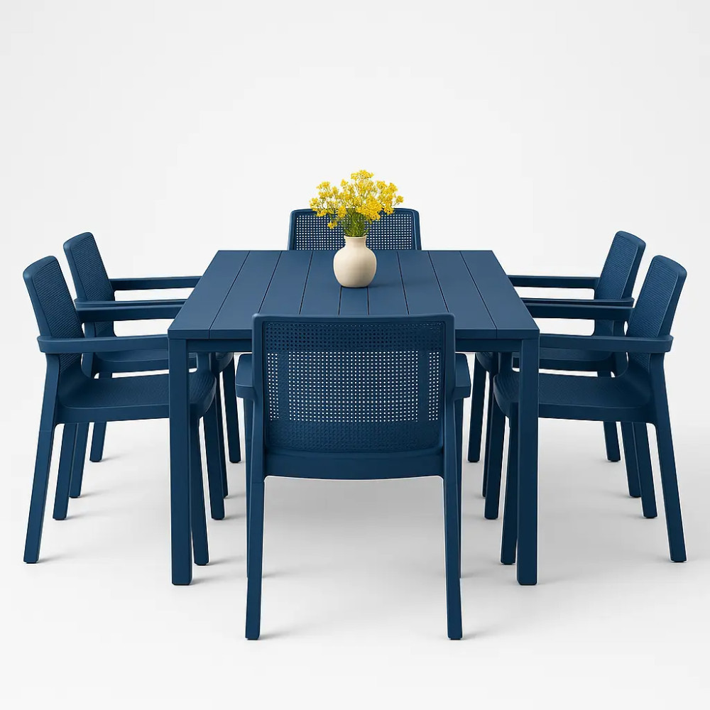 بهترین مدل های میز صندلی پلاستیکی در رنگ های شاد