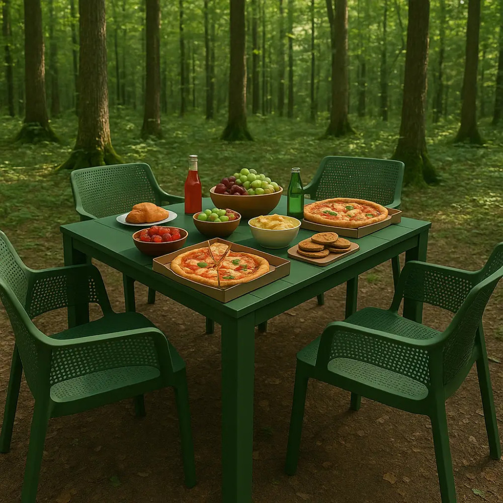 صندلی پلاستیکی باغی سبک و بادوام مناسب استفاده روزمره