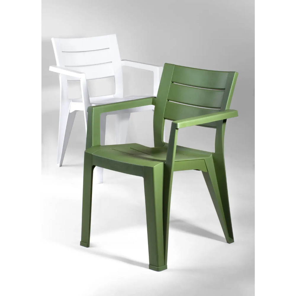 صندلی پلاستیکی ساده راحت برای استفاده روزمره در خانه و باغ