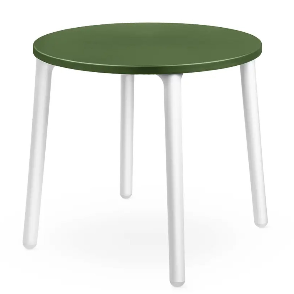 میز پلاستیکی گرد با طراحی خاص 