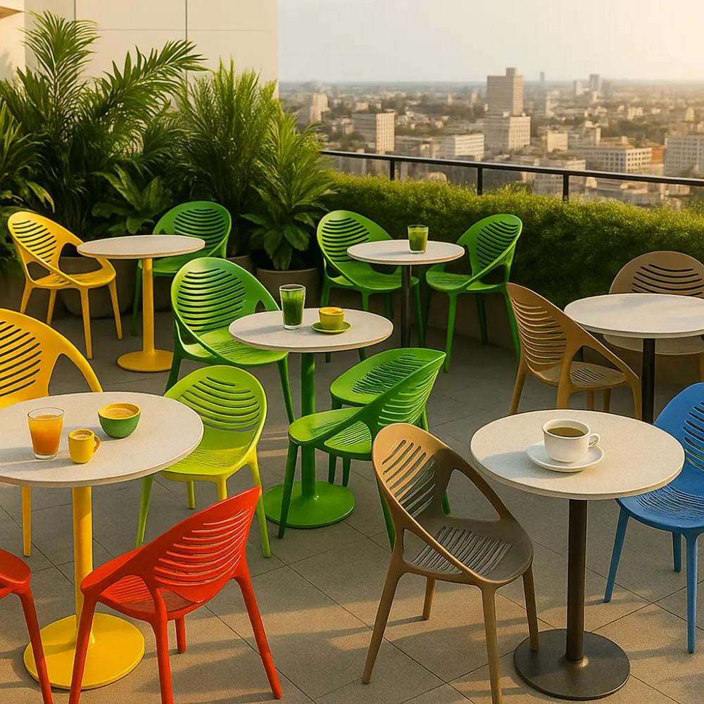 صندلی پلاستیکی رنگی؛ بهترین گزینه برای فضاهای مدرن