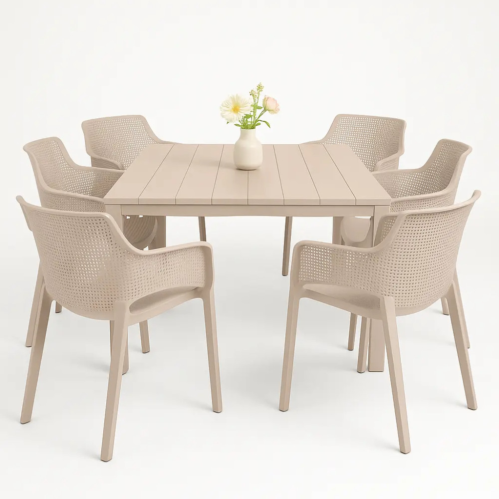 میز پلاستیکی ارزان با طراحی شیک و مقاوم مناسب منزل و فضای باز