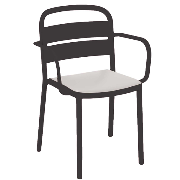 صندلی پلاستیکی رنگی با طراحی ارگونومیک و بدنه مقاوم